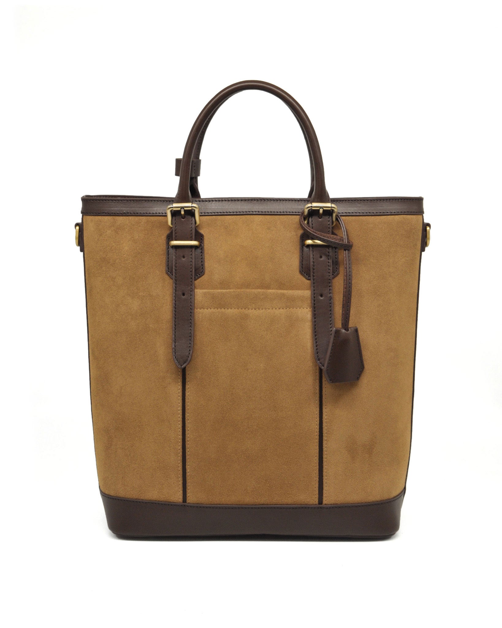 Mens leather tote on sale bag with zipper