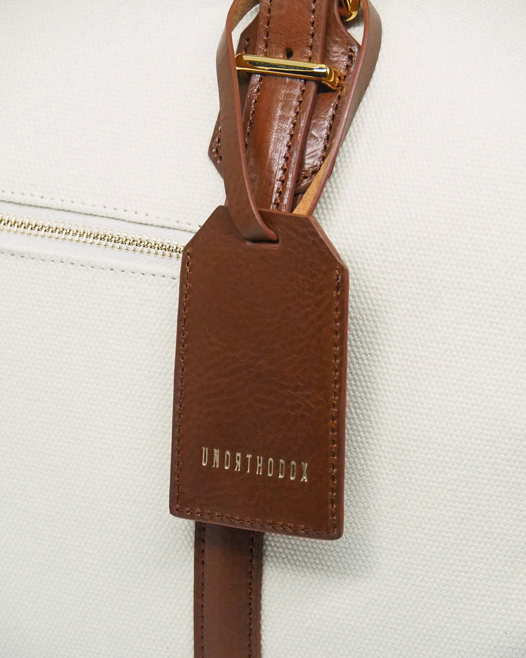 Viaggio 重型帆布行李袋（象牙色/干邑色）