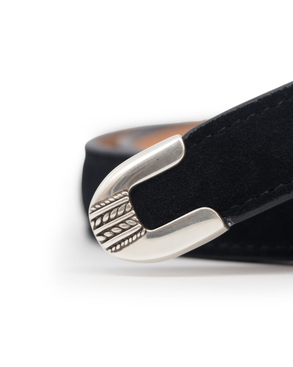 Western Suede Belt (Black)