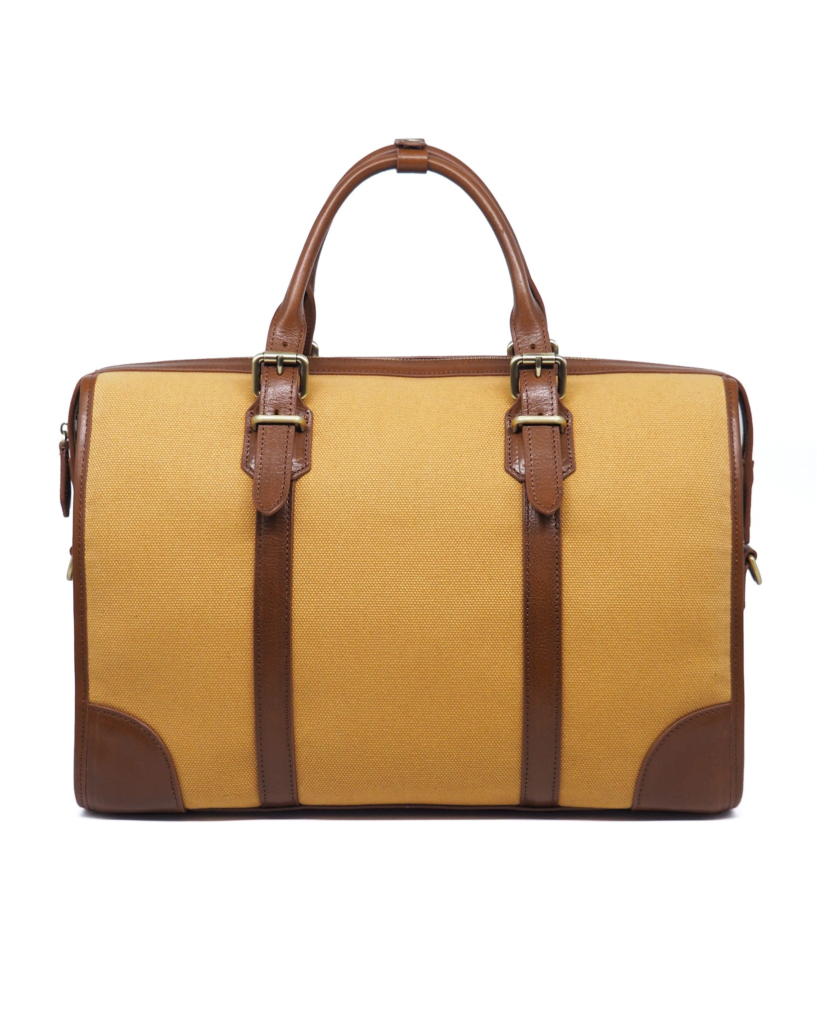The Viaggio Heavy-Weight Canvas Duffel (Sand/ Cognac) – UNORTHODOX