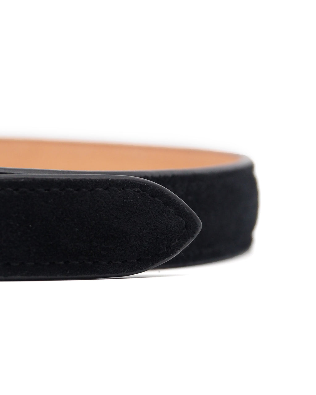 Horseshoe Suede Belt (Black)
