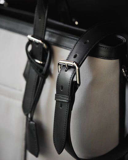 Belt-Buckled Leather Strap