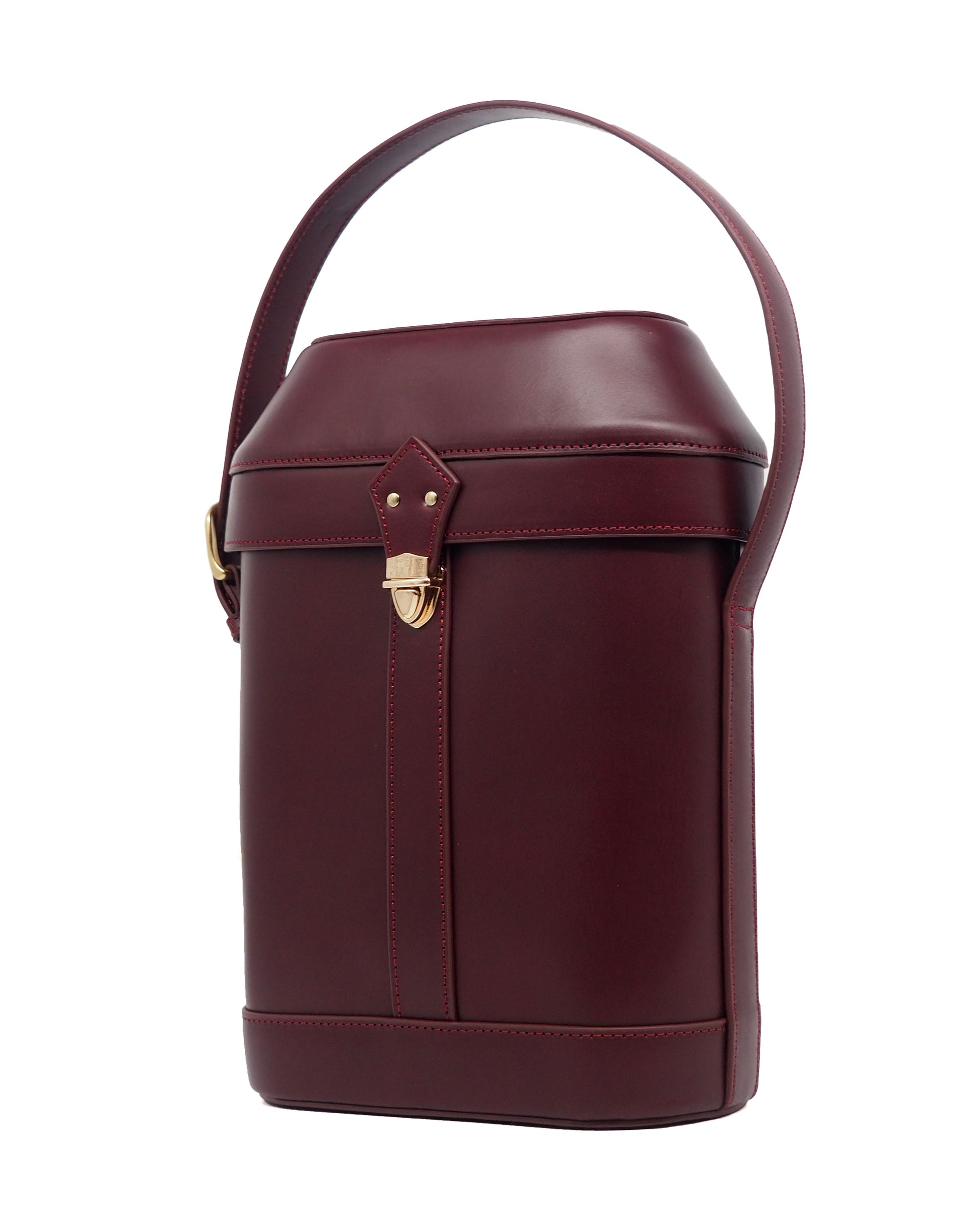 Duo Wine Carrier (Burgundy Lamma Belly)