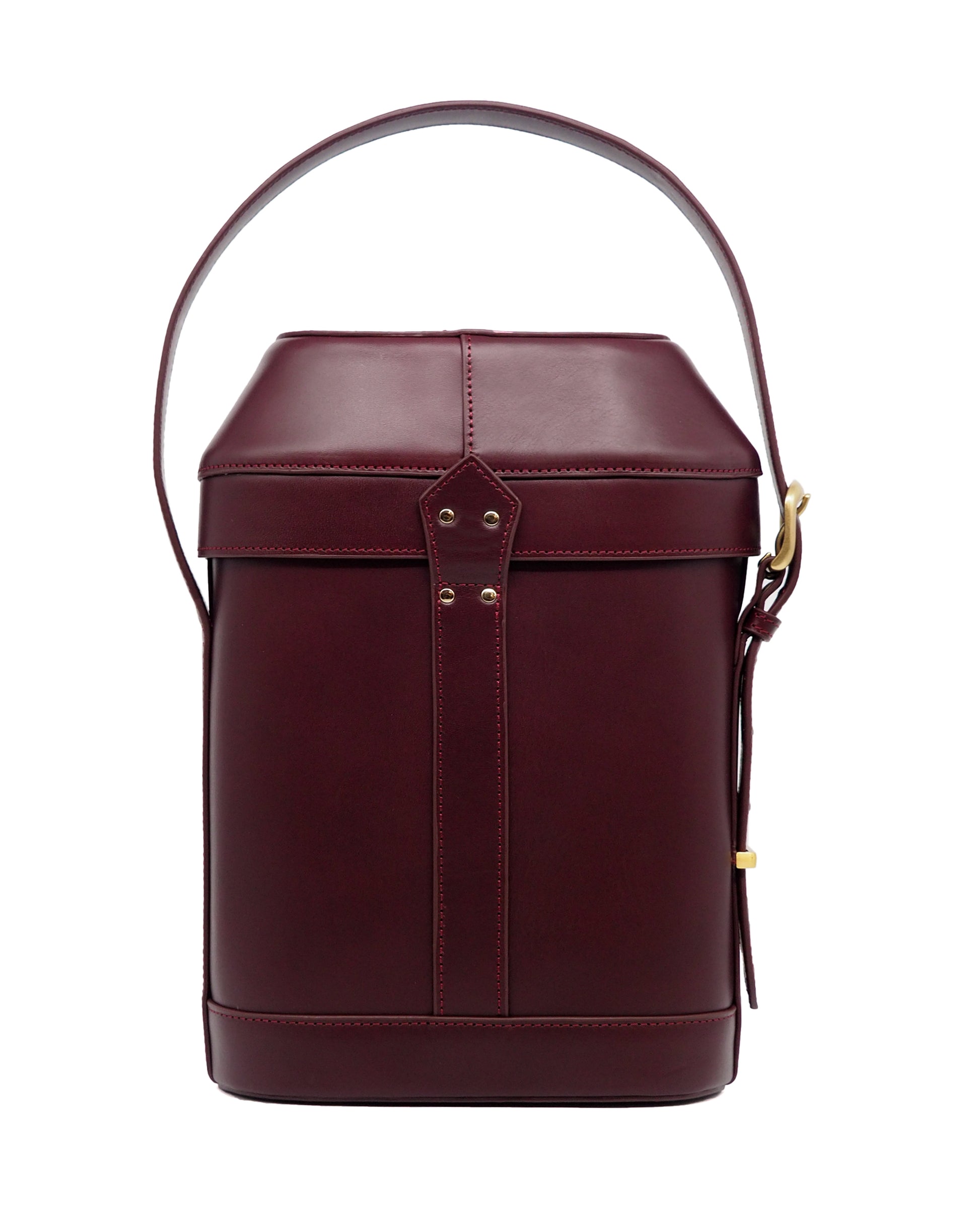 Duo Wine Carrier (Burgundy Lamma Belly)