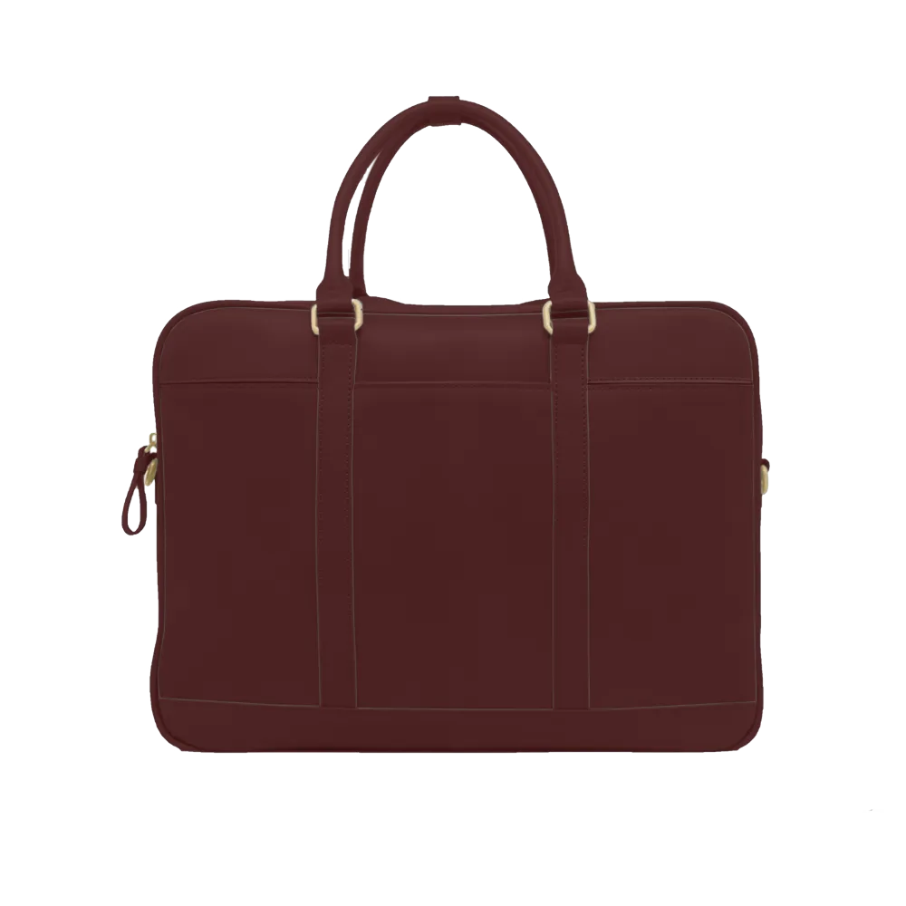 Double-Zip Business Briefcase - Custom Product
