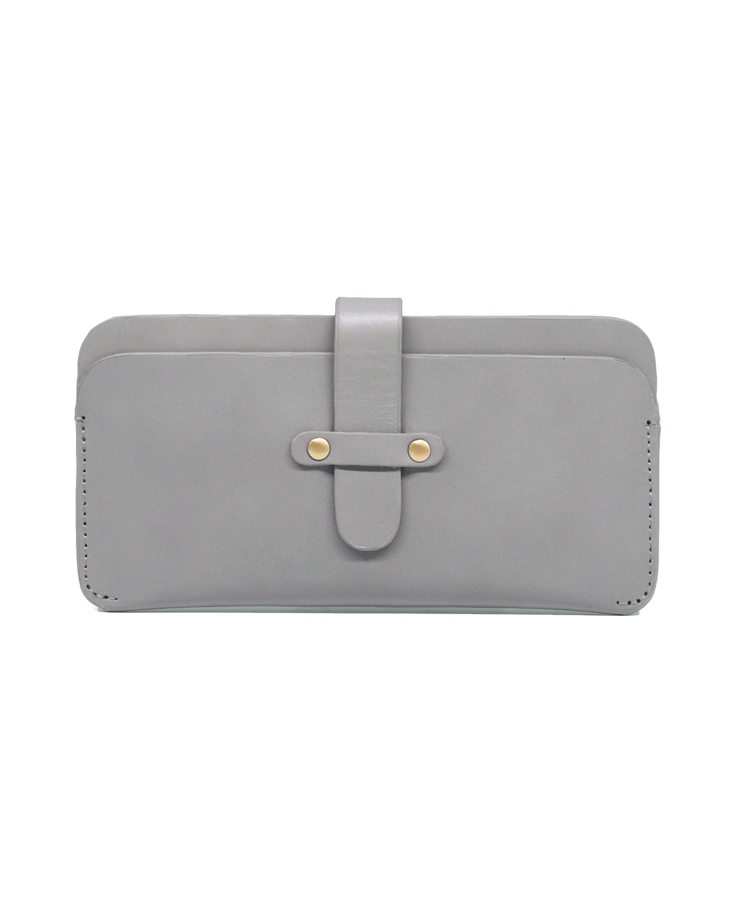 Leather Phone Sleeve (Silver Grey)