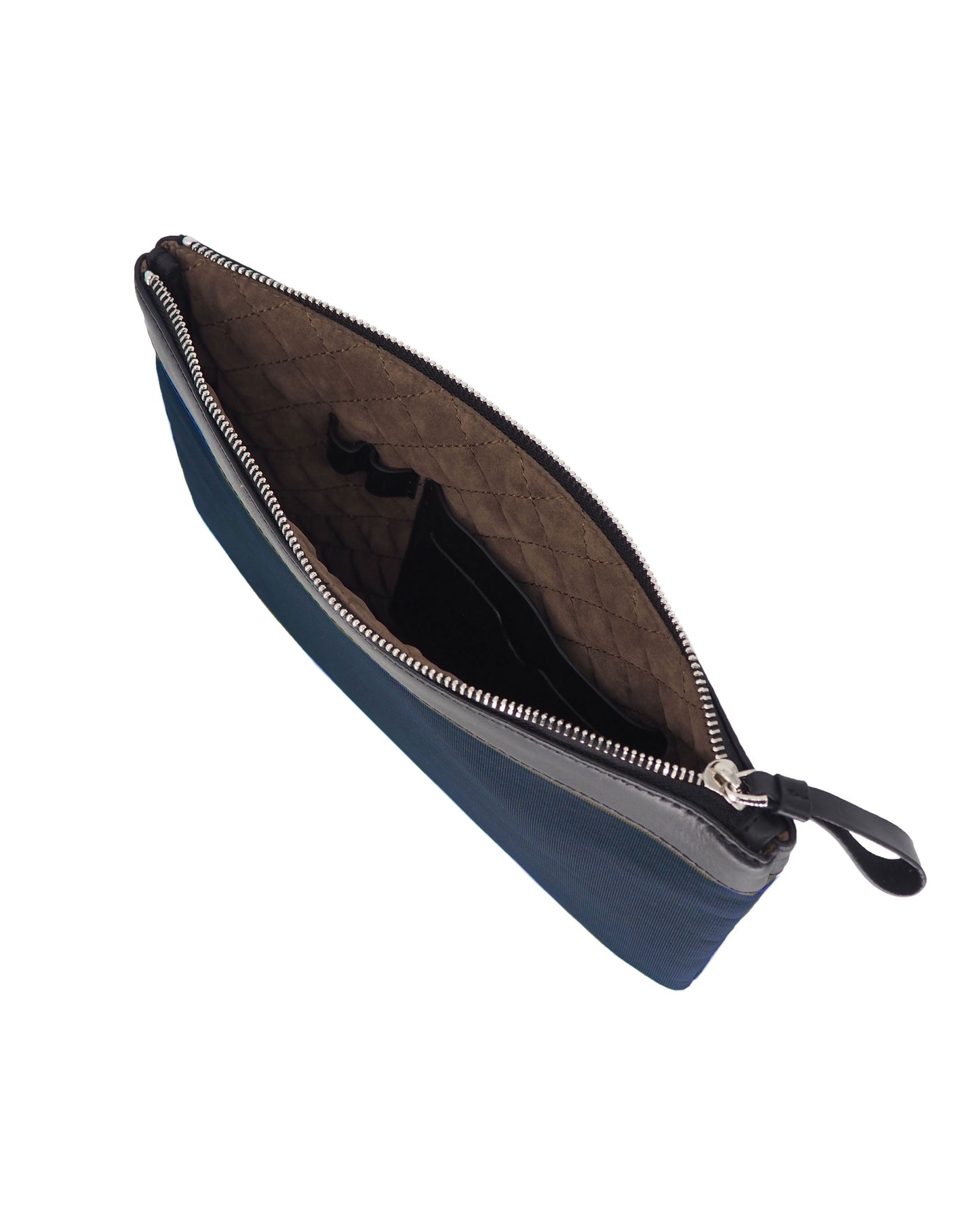 Two-Tone Nylon Tablet Pouch (Navy)