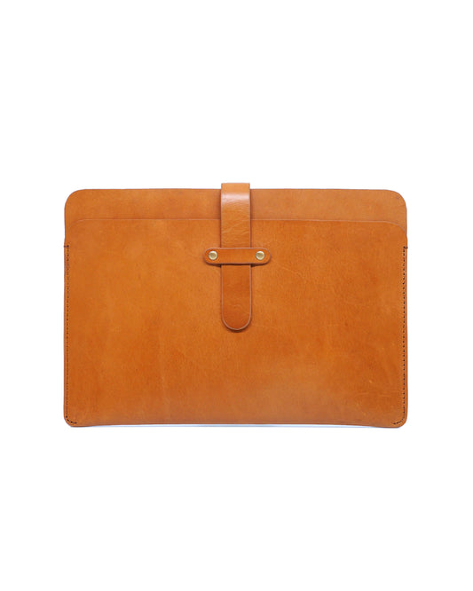 Leather Tablet Sleeve (Tan Bell Belly)