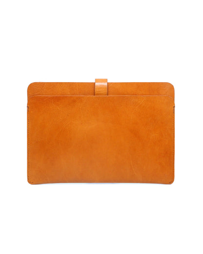 Leather Tablet Sleeve (Tan Bell Belly)