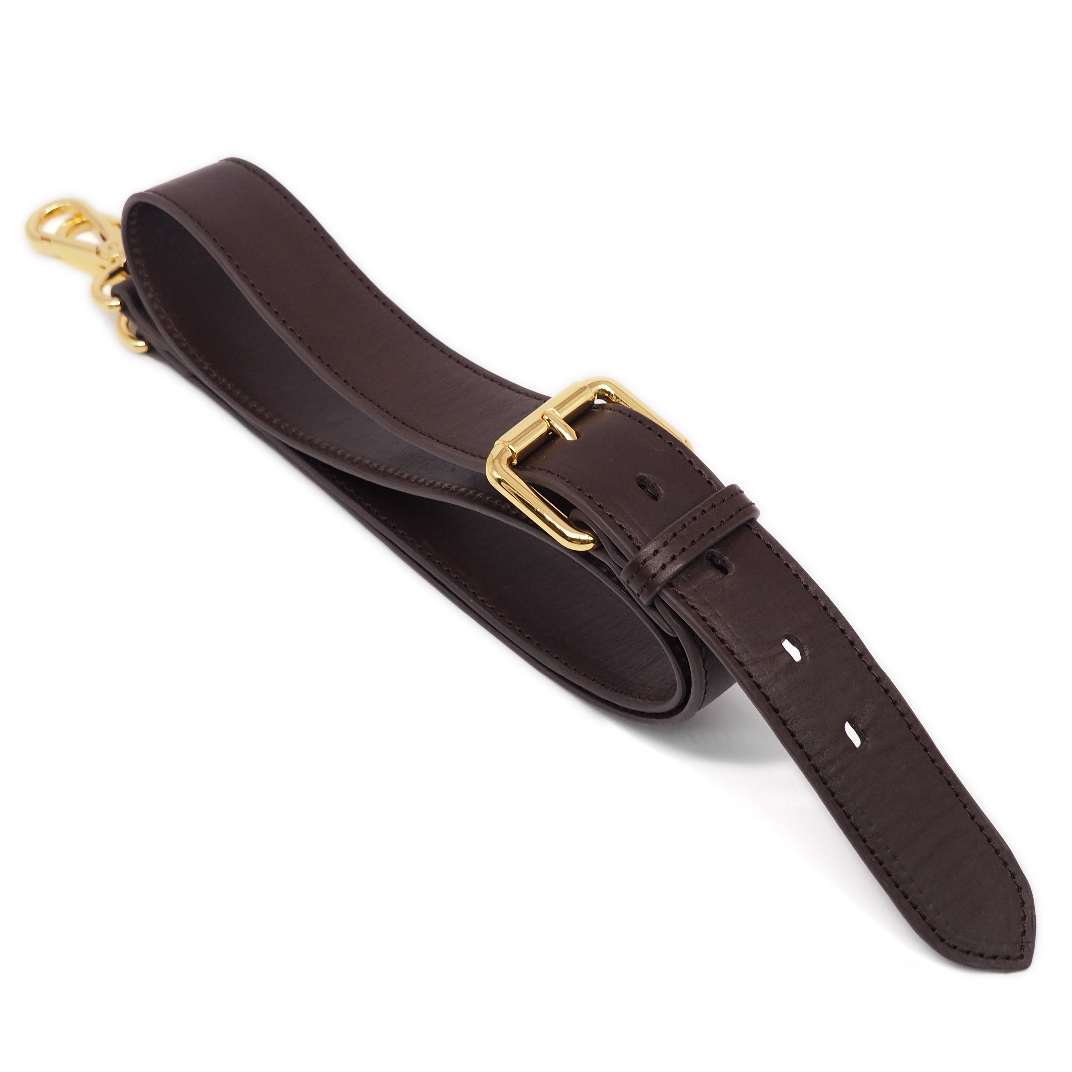 Belt-Buckled Leather Strap