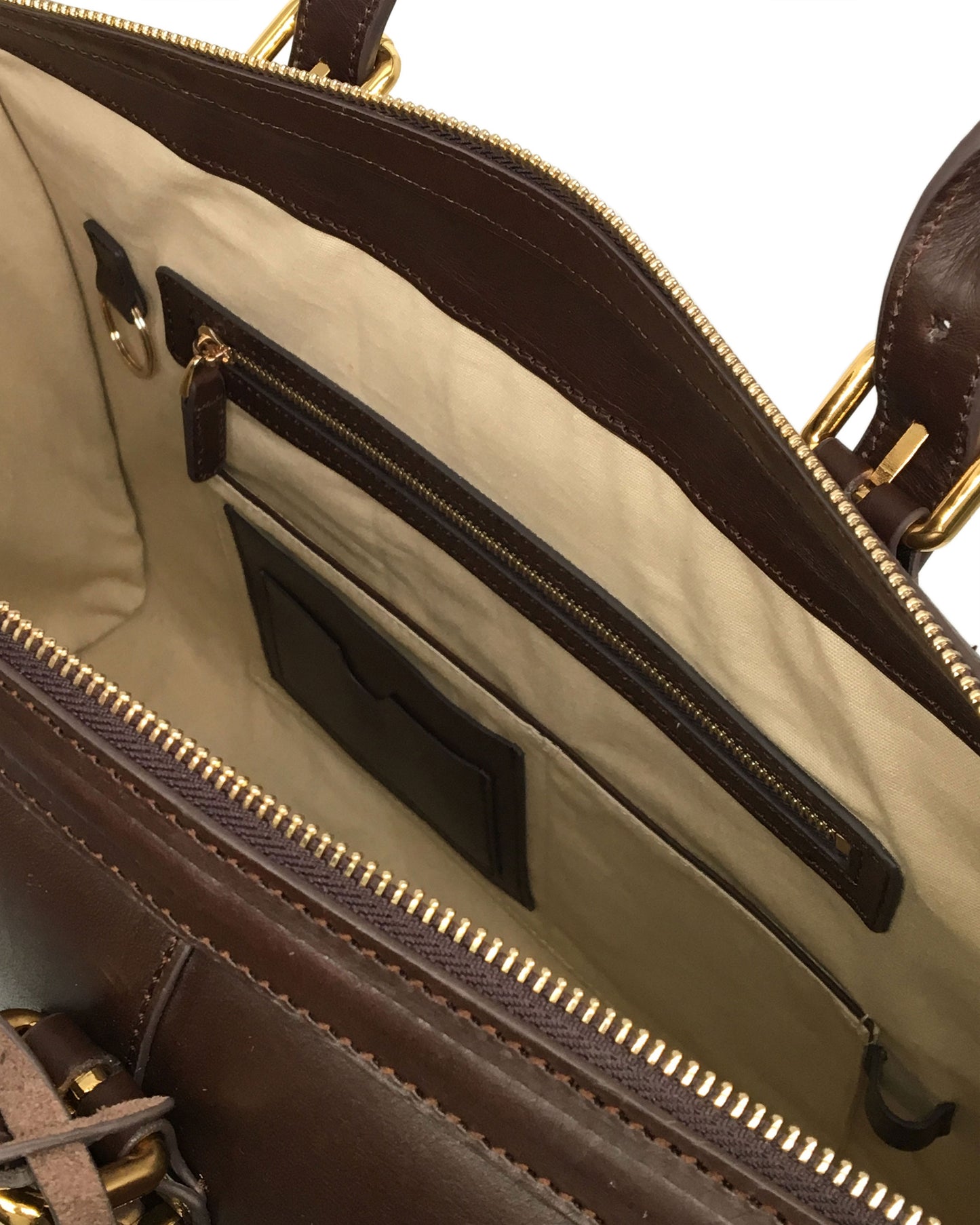Viaggio 皮革行李袋（黑巧克力色）