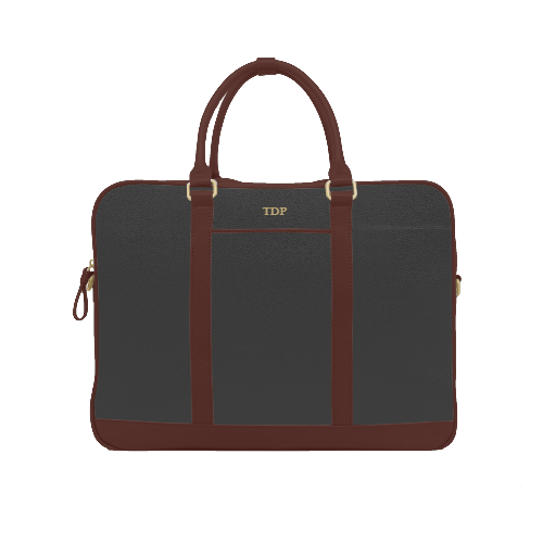 Double-Zip Business Briefcase - Custom Product